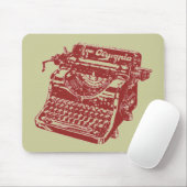schrijfmachine muismat (Met muis)