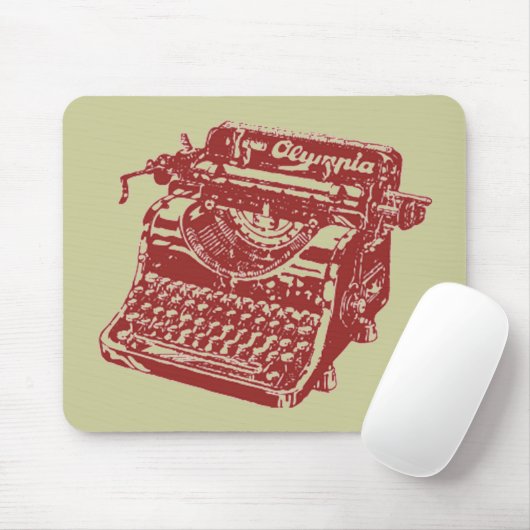 schrijfmachine muismat (Met muis)