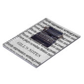 schrijfmachine notitieboek (Linkerzijde)