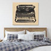 schrijfmachine op Canvas (Insitu (Slaapkamer))