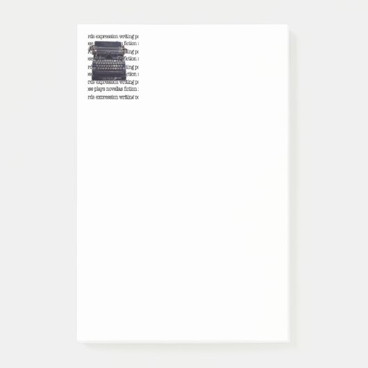 schrijfmachine post-it® notes (Voorkant)