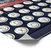  schrijfmachine poster (Hoek)