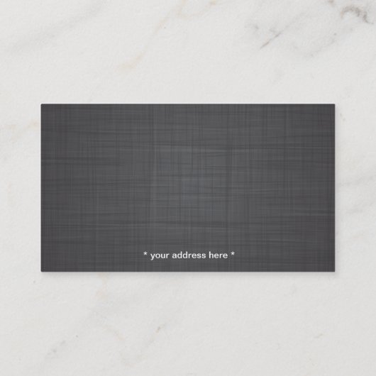  schrijfmachine psycholoog Linen Visitekaartje (Achterkant)