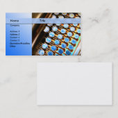 schrijfmachine - redacteur visitekaartje (Voorkant / Achterkant)
