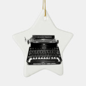 Schrijfmachine Schrijfmachine Auteur Novelist writ Keramisch Ornament (Rechts)