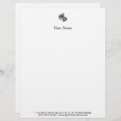 Schrijfmachine - Schrijfmachine - schrijfmachine Gepersonaliseerd Briefhoofd (Voorkant / Achterkant)