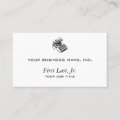 Schrijfmachine - Schrijfmachine - schrijfmachine Visitekaartje (Voorkant)