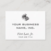 Schrijfmachine - Schrijfmachine - schrijfmachine Visitekaartje (Voorkant)