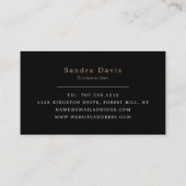  schrijfmachine, schrijfmachines visitekaartje (Achterkant)