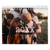  schrijfmachine script familie foto 2026 kalender (Hoes)