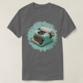  schrijfmachine t-shirt (Design voorkant)