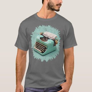  schrijfmachine t-shirt