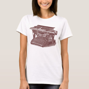  schrijfmachine t-shirt