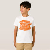 schrijfmachine t-shirt (Voorkant volledig)