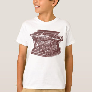  schrijfmachine t-shirt