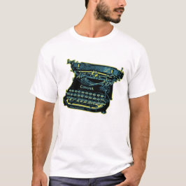  schrijfmachine t-shirt