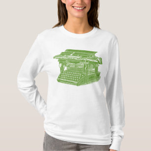  schrijfmachine t-shirt