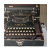  schrijfmachine tegeltje (Voorkant)