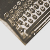 schrijfmachine tissuepapier (Detail)