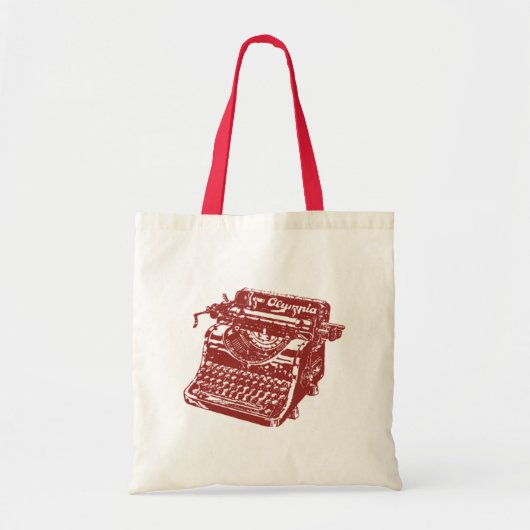  schrijfmachine tote bag (Voorkant)