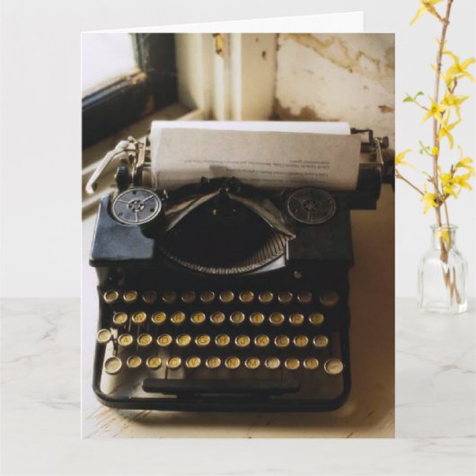  schrijfmachine, Valentijn Je bent gewoon mijn typ Kaart