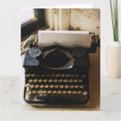  schrijfmachine, Valentijn Je bent gewoon mijn typ Kaart (Voorkant)