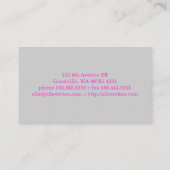 Schrijfmachine Visitekaartje (Achterkant)