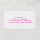 Schrijfmachine Visitekaartje (Achterkant)