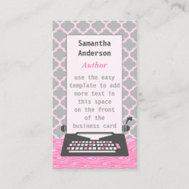 Schrijfmachine voor schrijfmachine Modern Retro Gr Visitekaartje