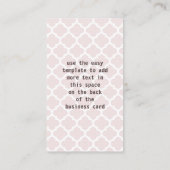 Schrijfmachine voor schrijfmachine Modern Warm Gre Visitekaartje (Achterkant)