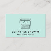  schrijfmachine voor schrijfmachine visitekaartje (Voorkant)