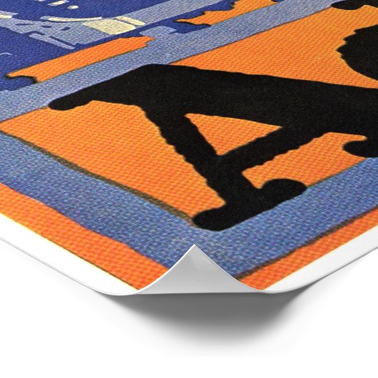  schrijfmachine voor schrijfmachines poster (Hoek)