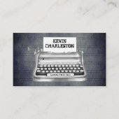  schrijfmachine voor schrijfmachines visitekaartje (Voorkant)