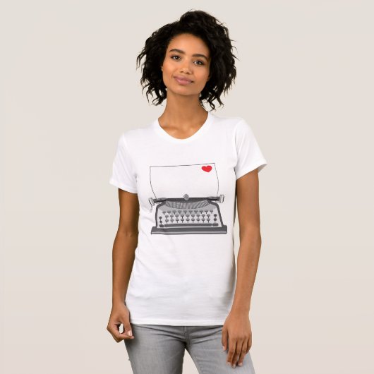  schrijfmachine voor T-shirt (Voorkant volledig)