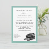 Schrijfmachine  Weddenschappen voor schrijfmachine Kaart (Staand voorkant)