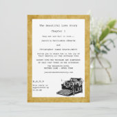 Schrijfmachine  Weddenschappen voor schrijfmachine Kaart (Staand voorkant)