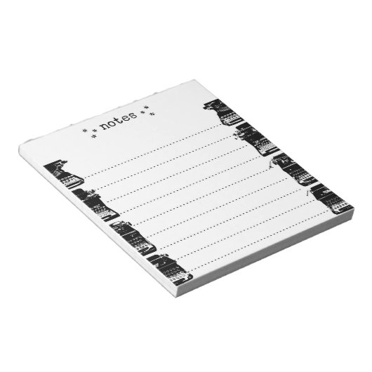  schrijfmachinebladblok notitieblok (Schuin)