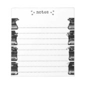  schrijfmachinebladblok notitieblok (Voorkant)