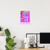 Schrijfmachineposter, Dopamine Decor, Maximalistis Poster (Thuiskantoor)