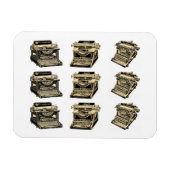  schrijfmachines magneet (Horizontaal)