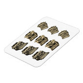  schrijfmachines magneet (Linkerzijde)