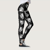  schrijfmachines Ontwerp Antiek schrijfmachine kun Leggings (Rechts)