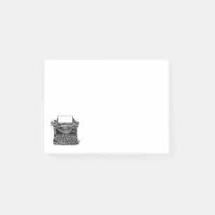 schrijfmachineschrijver post-it® notes