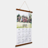  schrijfmachinescript 2025 fotokalender hangend wandkleed (Gebogen)