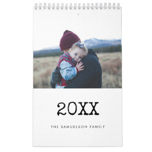  schrijfmachinescript 2026 familie kalender