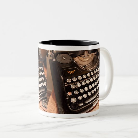  schrijfmachinesleutels Mok (Voorkant rechts)