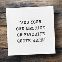  schrijfmachinetype aangepaste berichtcitaat