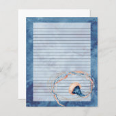 Schrijfpapier met briefschrijfbasis voor Waterverf (Voorkant / Achterkant)