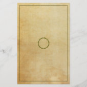  Schrijfpapier met Green Garland Briefpapier (Achterkant)