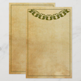 Schrijfpapier met Green Garland Briefpapier